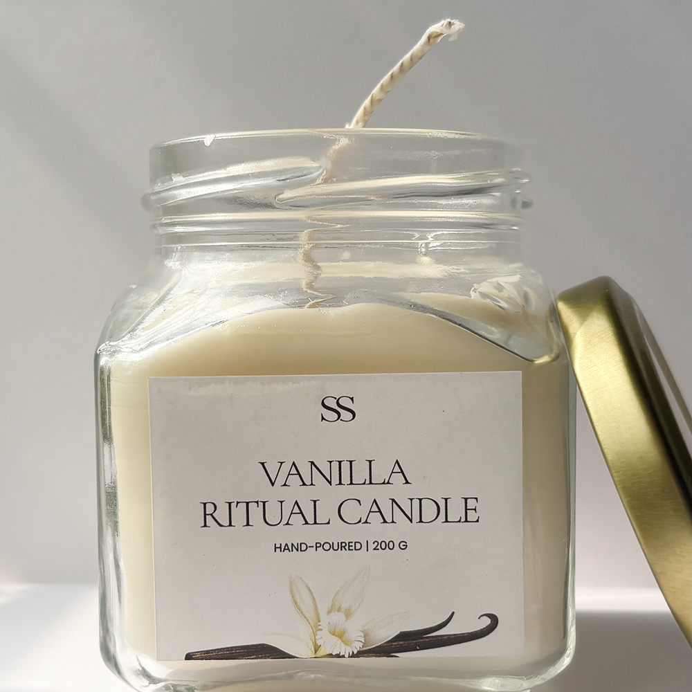 Vanilla Scented Candle | Hand-Poured | Small Batch