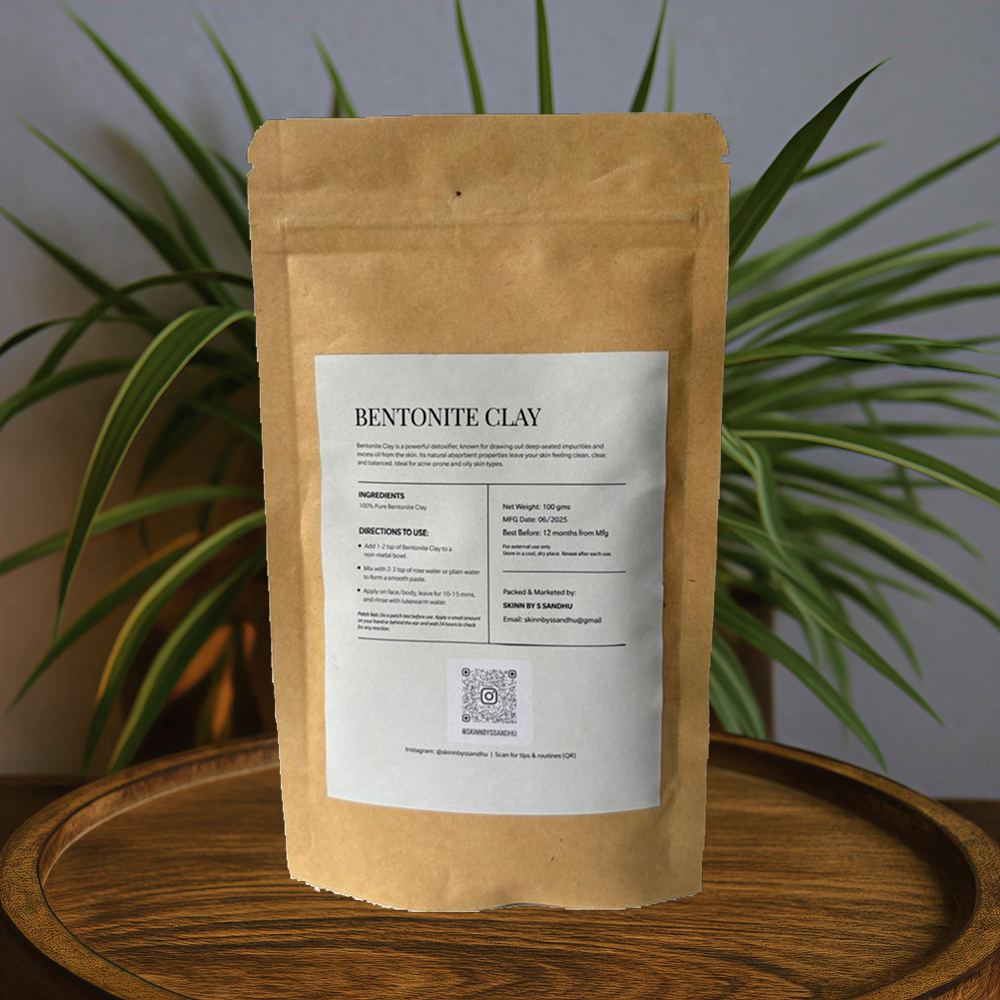 Bentonite Clay – Deep Pore Detox & Clarifying Skin