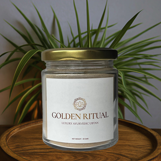 Golden Ritual - Ayurvedic Glow with Sandalwood & Rose (50g)