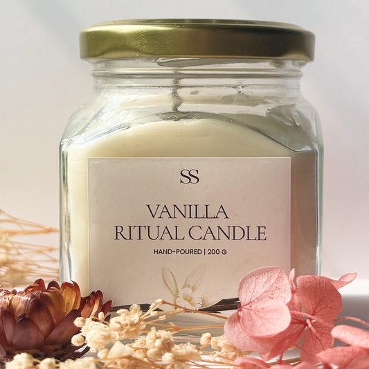 Vanilla Scented Candle | Hand-Poured | Small Batch