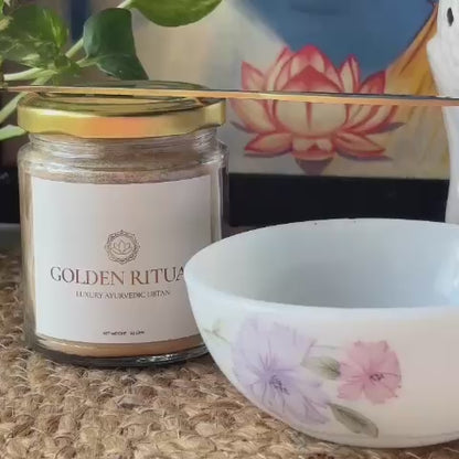 Golden Ritual - Ayurvedic Glow with Sandalwood & Rose (50g)